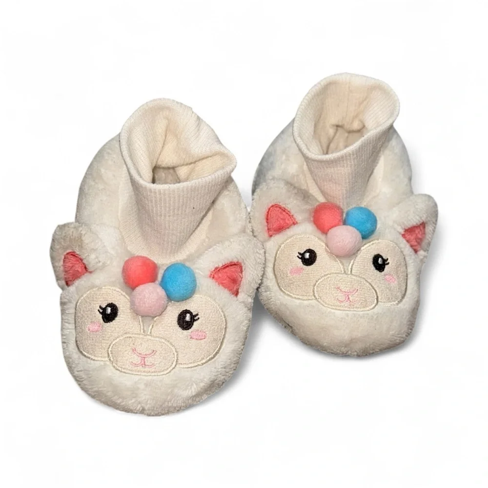 ☀️6/$20☀️ Colorful Alpaka Toddler Slippers